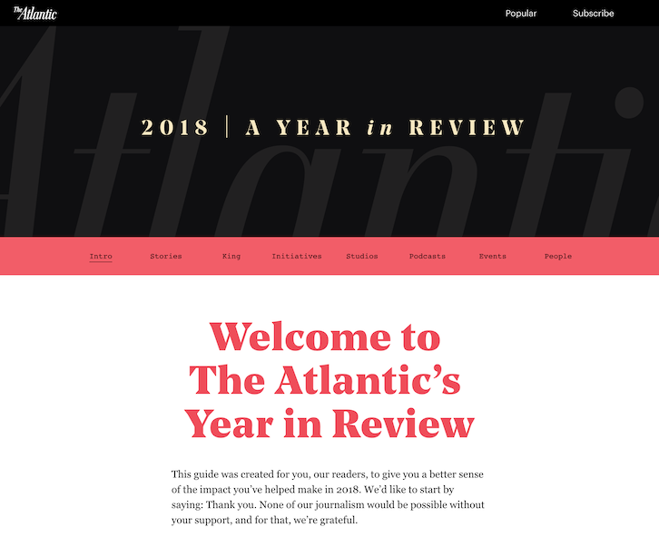 the atlantic 2018 year in review